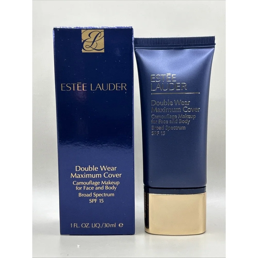 Estee Lauder Double Wear Maximum Cover Foundation 2W2 RATTAN SPF 15 1oz NEW